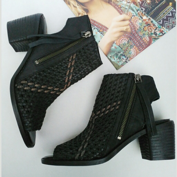 Sam Edelman Shoes - New Sam Edelman Open Toe Leather Booties